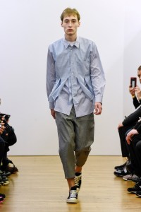 Model on the catwalk