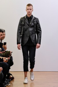 Model on the catwalk