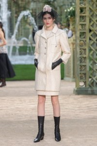 Model on the catwalk