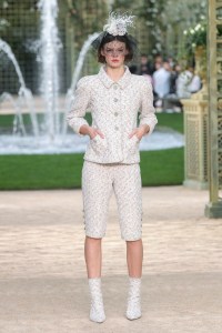 Model on the catwalk