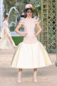 Model on the catwalk