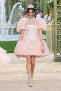 Kaia Gerber on the catwalk