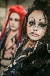 Backstage at Charles Jeffrey Loverboy Men's Fall 2018