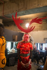 Backstage at Charles Jeffrey Loverboy Men's Fall 2018