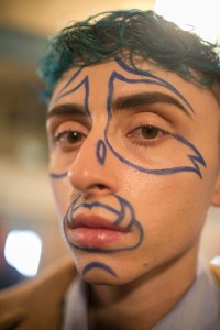 Backstage at Charles Jeffrey Loverboy Men's Fall 2018