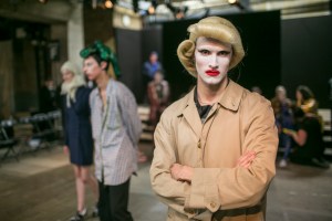 Backstage at Charles Jeffrey Loverboy Men's Fall 2018