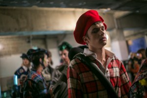 Backstage at Charles Jeffrey Loverboy Men's Fall 2018