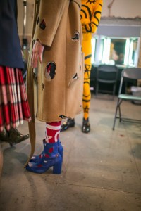 Backstage at Charles Jeffrey Loverboy Men's Fall 2018