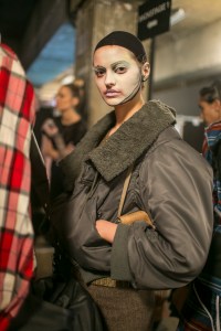 Backstage at Charles Jeffrey Loverboy Men's Fall 2018