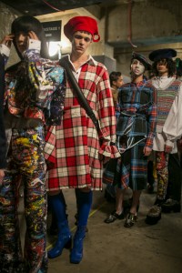 Backstage at Charles Jeffrey Loverboy Men's Fall 2018