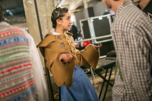 Backstage at Charles Jeffrey Loverboy Men's Fall 2018