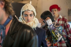 Backstage at Charles Jeffrey Loverboy Men's Fall 2018