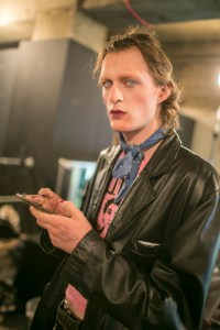 Backstage at Charles Jeffrey Loverboy Men's Fall 2018