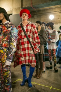 Backstage at Charles Jeffrey Loverboy Men's Fall 2018