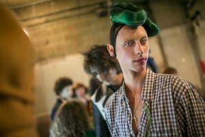 Backstage at Charles Jeffrey Loverboy Men's Fall 2018