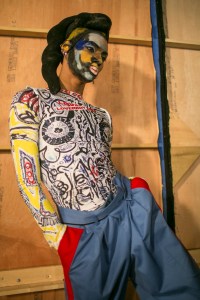 Backstage at Charles Jeffrey Loverboy Men's Fall 2018
