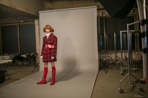Backstage at Charles Jeffrey Loverboy Men's Fall 2018