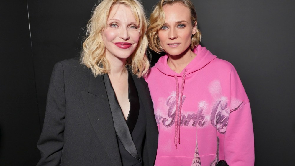 Courtney Love and Diane Kruger