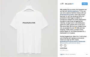 Days later Diet Prada releases its “Please Say Sorry To Me T-shirt.”