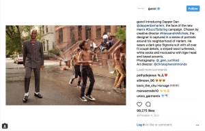 Gucci in September announces its collaboration with Dapper .