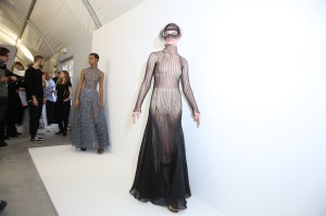 Backstage at Christian Dior Couture Spring 2018