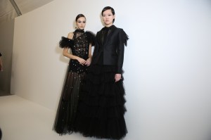 Backstage at Christian Dior Couture Spring 2018