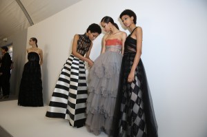 Backstage at Christian Dior Couture Spring 2018