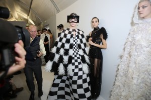 Backstage at Christian Dior Couture Spring 2018