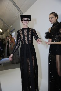 Backstage at Christian Dior Couture Spring 2018