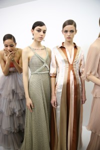 Backstage at Christian Dior Couture Spring 2018