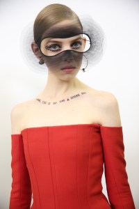 Backstage at Christian Dior Couture Spring 2018