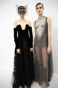 Backstage at Christian Dior Couture Spring 2018