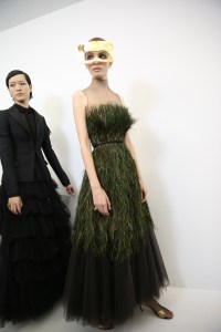 Backstage at Christian Dior Couture Spring 2018