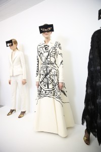 Backstage at Christian Dior Couture Spring 2018