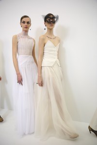 Backstage at Christian Dior Couture Spring 2018