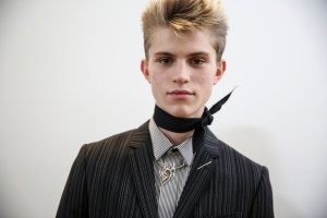 Backstage at Dior Homme Men's Fall 2018