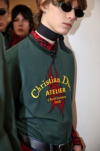 Backstage at Dior Homme Men's Fall 2018