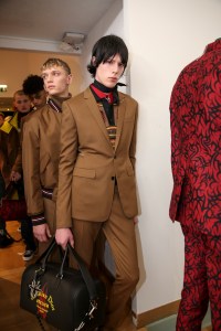 Backstage at Dior Homme Men's Fall 2018