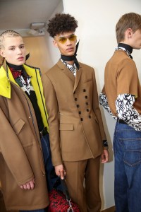Backstage at Dior Homme Men's Fall 2018