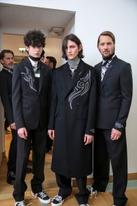 Backstage at Dior Homme Men's Fall 2018