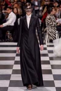 Model on the catwalk