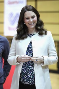 Catherine Duchess of Cambridge meets wheelchair basketball players, some of whom hope to compete in the 2022 Commonwealth Games in Birmingham, during their visit to the Copperbox Arena, StratfordPrince William and Catherine Duchess of Cambridge attend Commonwealth events, London, UK - 22 Mar 2018Prince William, Duke of Cambridge and Catherine, Duchess of Cambridge visit SportsAid to undertake engagements celebrating the Commonwealth at the Copperbox Arena
