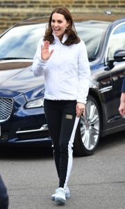 Catherine Duchess of Cambridge visits Bond Primary School to see the work of the Wimbledon Junior Tennis InitiativeCatherine Duchess of Cambridge visit to Bond Primary School, London, UK - 17 Jan 2018The tennis programme aims to offer more children the opportunity to experience tennis, as well as showing how participation in sport can develop the life skills and values which tennis encourages, such as teamwork, discipline and fairness. The Wimbledon Junior Tennis Initiative also helps to equip teachers with the knowledge and skills to deliver exciting and productive school sports lessons, supporting pupils to live healthy and active lifestyles.