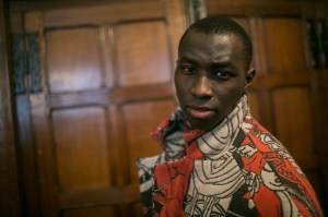 Backstage at Edward Crutchley Fall 2018