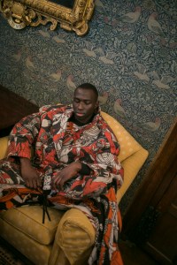 Backstage at Edward Crutchley Fall 2018