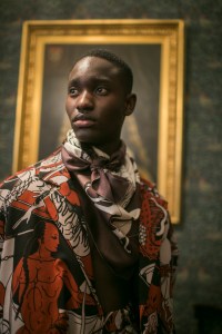 Backstage at Edward Crutchley Fall 2018