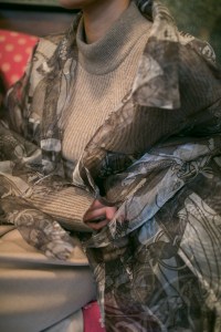Backstage at Edward Crutchley Fall 2018