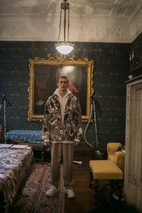 Backstage at Edward Crutchley Fall 2018