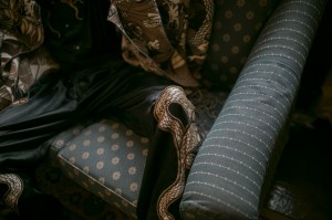 Backstage at Edward Crutchley Fall 2018