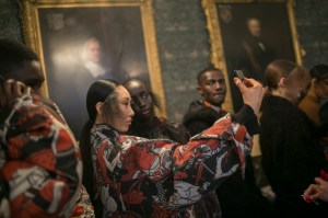 Backstage at Edward Crutchley Fall 2018